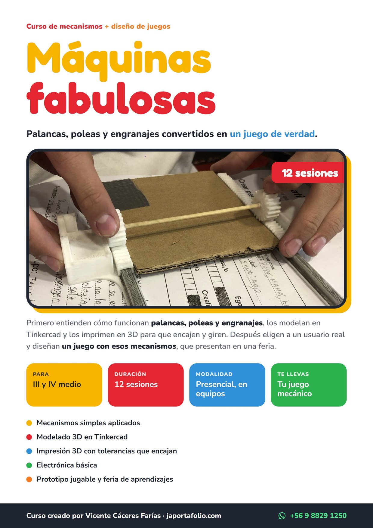 Afiche del curso.