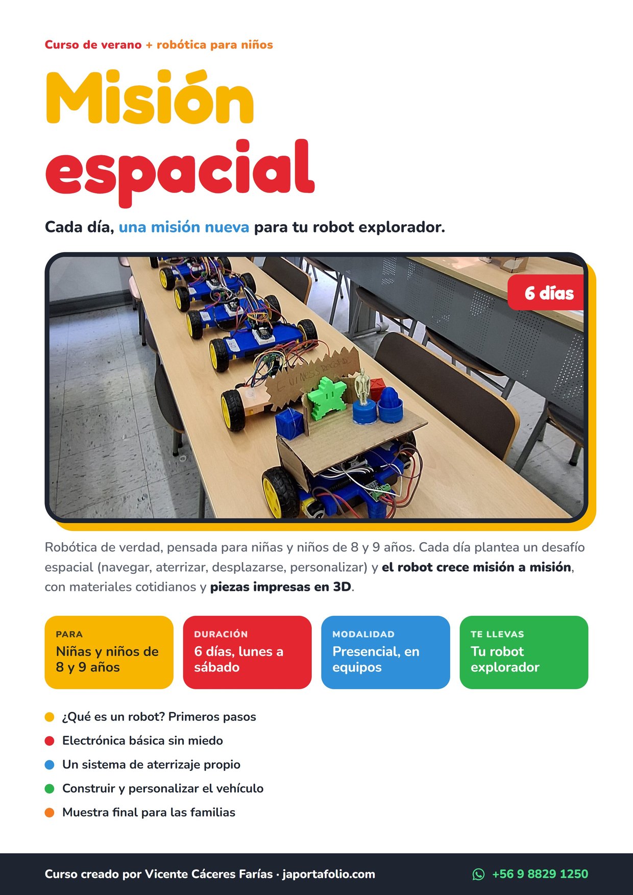Afiche del curso.