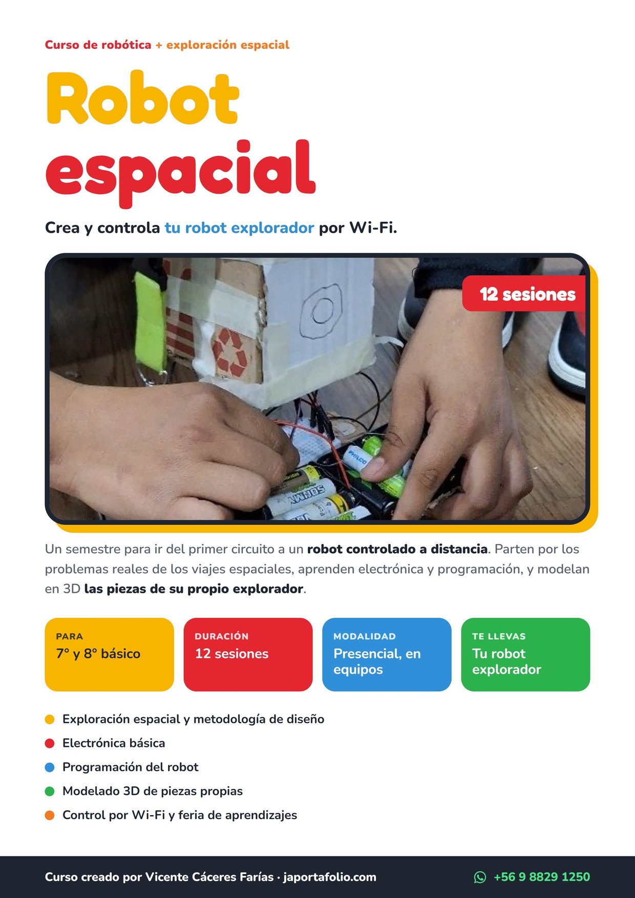 Afiche del curso.