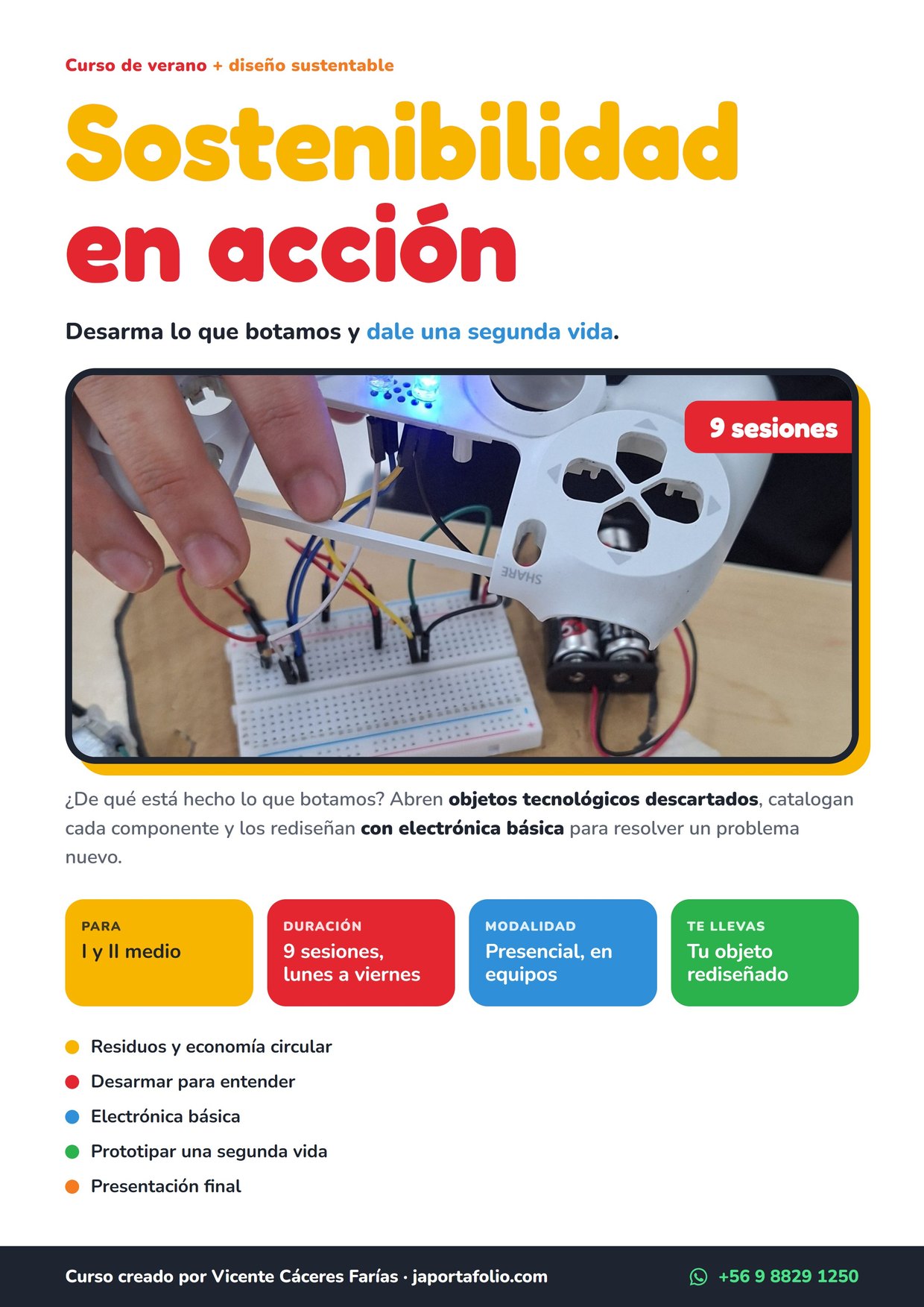 Afiche del curso.