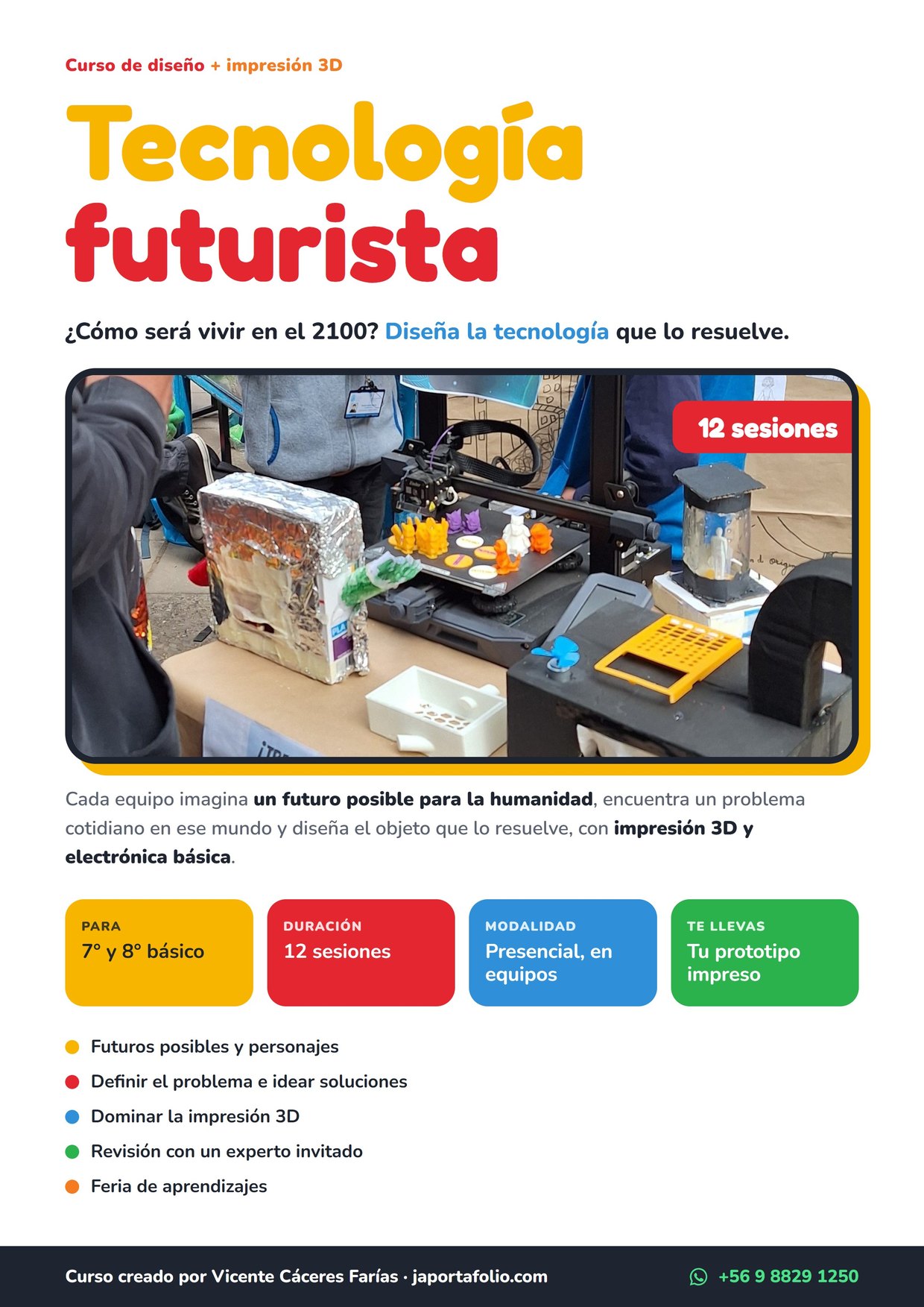Afiche del curso.