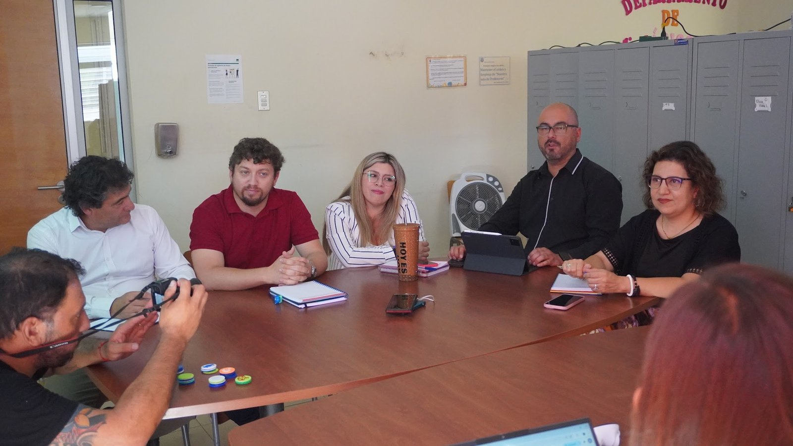 El focus group con docentes.