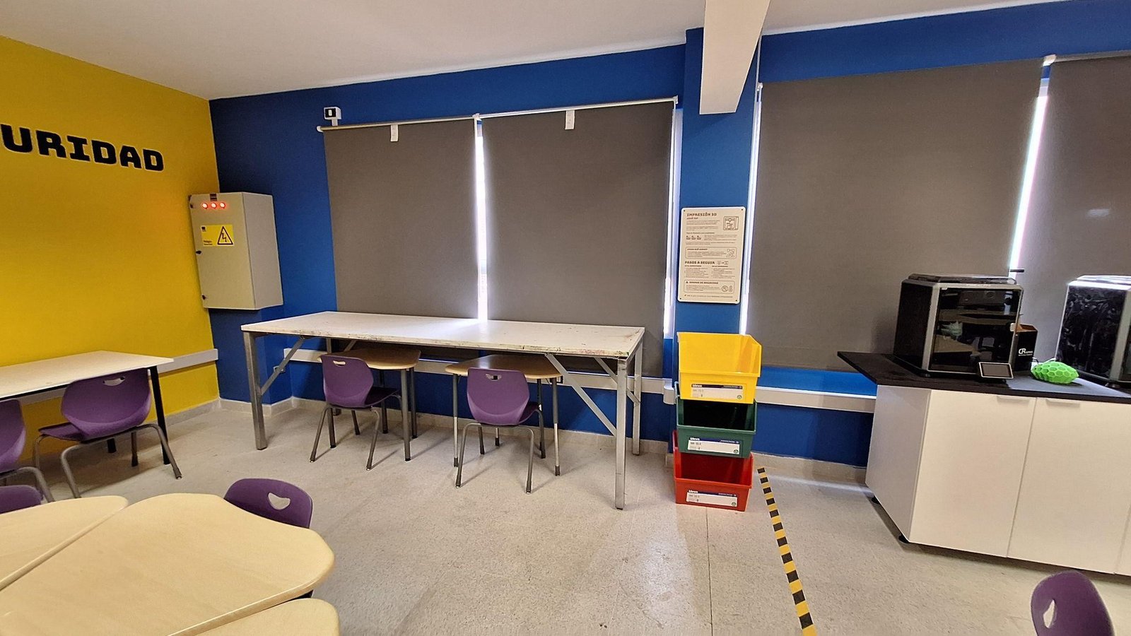 La sala habilitada.