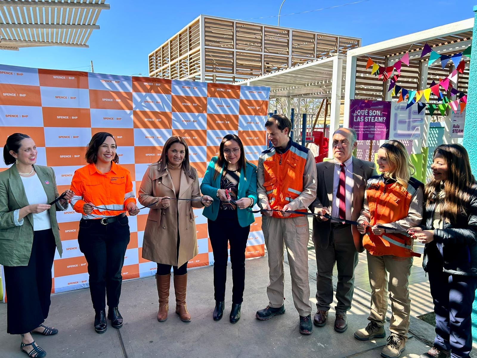 The ribbon cutting.